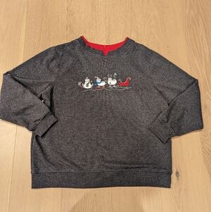 Cottage Core Cat Themed Holiday Crewneck